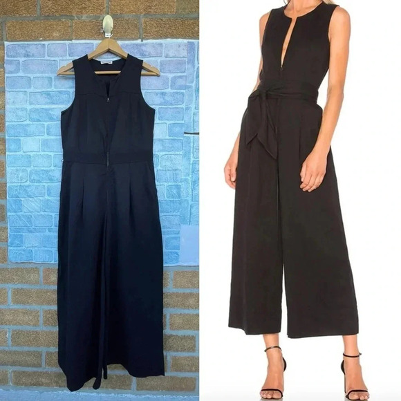 Ulla Johnson Cunningham Black Jumpsuit
Zipper Front Sleeveless 4 - Picture 1 of 15
